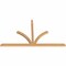 Ekena Millwork Richland Timber Gable Bracket, Western Red Cedar, 108"W x 63"H x 3 1/2"D x 3 1/2"F, 14/12 Pitch GBW108X63X0404RIC00SWR - alternate 5